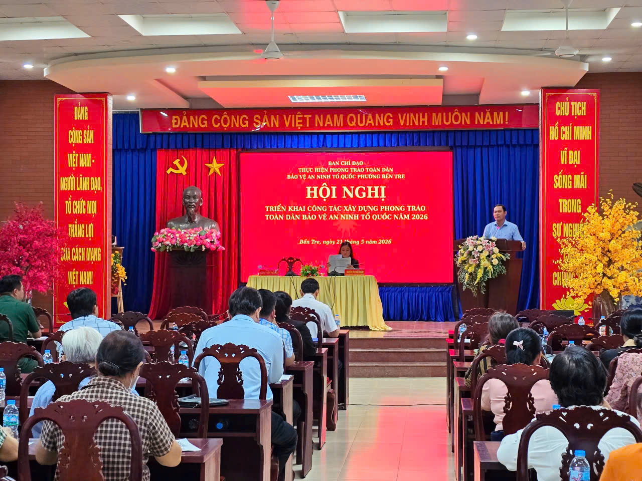 Phường Bến Tre triển khai công tác xây dựng phong trào toàn dân bảo vệ an ninh Tổ quốc năm 2026